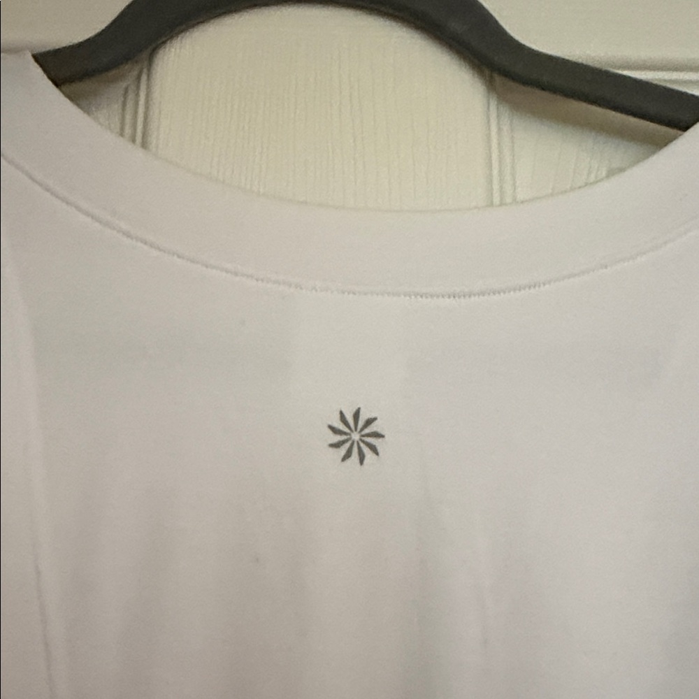 Athleta White V-Neck Top - Picture 5 of 7